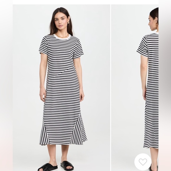 Nation LTD Eileen Stripe Tee Shirt Dress - Picture 2 of 9